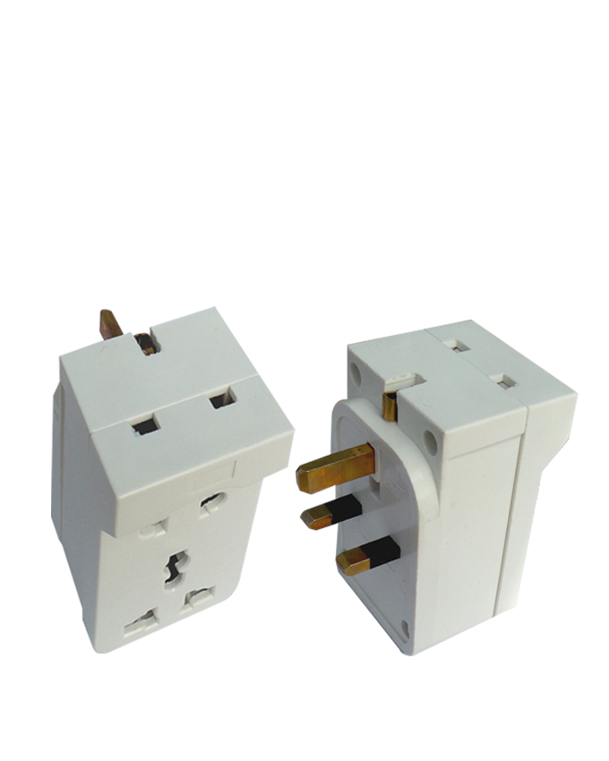 Western+Plus 3 Pin Multi Plug Adapter